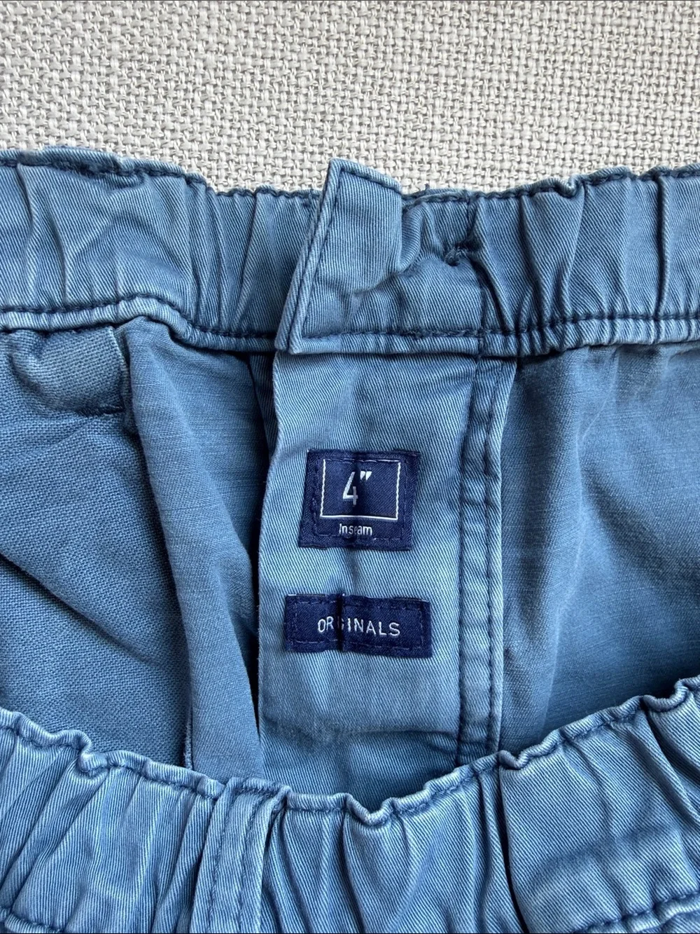 chubbies Men's Slate Blue Elastic-Waist Shorts